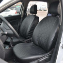 Автомобильные чехлы из экокожи, тип "ромб"