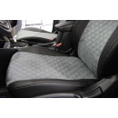 Автомобильные чехлы из алькантары "ромб"