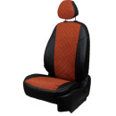 Автомобильные чехлы из алькантары "ромб"