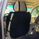 Накидки из алькантары с полным закрытием, двойная отстрочка (черный и красный ромб) Накидки из алькантары с полным закрытием, двойная отстрочка (черный и красный ромб)