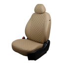 Автомобильные чехлы из экокожи, тип "ромб"